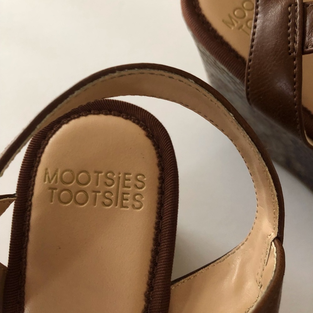 Mootsies Tootsies Reptile Wedge Heels Shoes Sandal - Picture 4 of 9